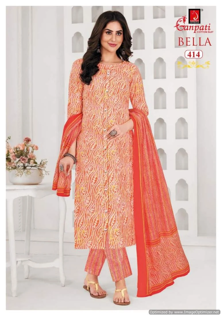 Ganpati Bella Vol 4 Cotton Wholesale Readymade Salwar Suit Catalog — Wholesale Salwar Suits, Ganpati wholesale from Surat - Gallery Image 6
